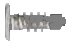 8 mm Edelstahl Schraube f&uuml;r Mitnehmer Mittelst&uuml;ck