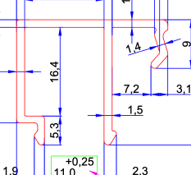 Klickleiste 4199 Festelement